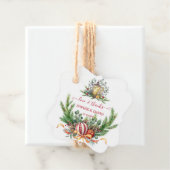 Einzigartige Winterferien Pine Cones Weihnachtsbäl Geschenkanhänger (Beispiel)