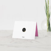 Einzigartige Wirbel - Happy Birthday Karte (Rückseite)