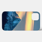 Einzigartige Wolken über schneebedeckte Berge Case-Mate iPhone Hülle (Rückseite (Horizontal))