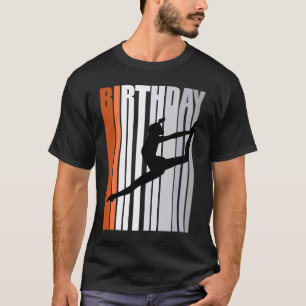 Einzigartige Yellow Retro Dance Dancer Teenager T-Shirt