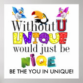 EINZIGARTIGE ZUVERLÄSSIGKEIT IHNEN Poster (Vorne)