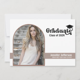 Einzigartige zweiseitige Abschluss-benutzerdefinie Feiertagskarte