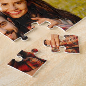 Einzigartiger 12-Foto Collage Einfacher Familienna Puzzle (Seite)