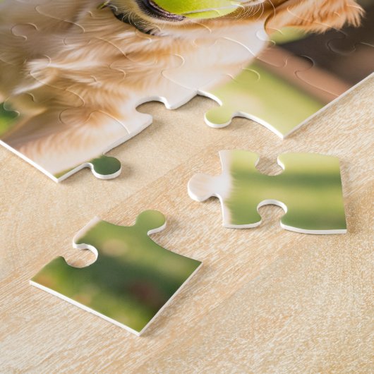 Einzigartiger 6 Foto Collage Einfaches Namensfeld Puzzle (Seite)