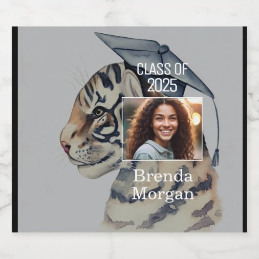 Einzigartiger Abschluss Bierflaschenetikett (Einzelnes Label)