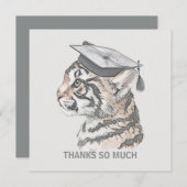 Einzigartiger Abschluss Dankeschön-Karte Dankeskarte (Vorne/Hinten)