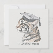 Einzigartiger Abschluss Dankeschön-Karte Dankeskarte (Vorderseite)