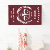 Einzigartiger Abschluss der Juristischen Fakultät Banner (Insitu)