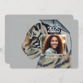 Einzigartiger Abschluss Einladung mit Foto (Vorne/Hinten)