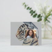 Einzigartiger Abschluss Einladung mit Foto Postkarte (Stehend Vorderseite)