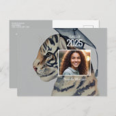 Einzigartiger Abschluss Einladung mit Foto Postkarte (Vorne/Hinten)