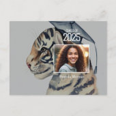 Einzigartiger Abschluss Einladung mit Foto Postkarte (Vorderseite)