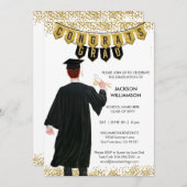 Einzigartiger Abschluss Einladung von Male Red Hai (Vorne/Hinten)