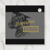 Einzigartiger Abschluss-Gefälligkeitstest Geschenkanhänger (Rückseite)