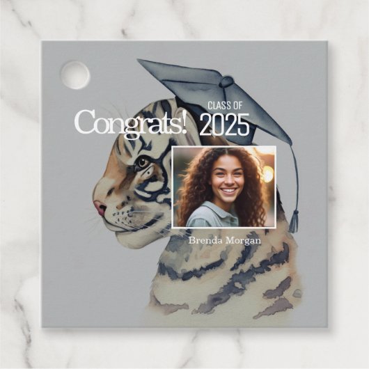 Einzigartiger Abschluss Geschenkanhänger (Vorderseite)