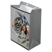 Einzigartiger Abschluss-Geschenktasche Mittlere Geschenktüte (Vorderseite Schrägansicht)