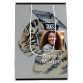 Einzigartiger Abschluss-Geschenktasche Mittlere Geschenktüte (Rückseite)