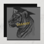 Einzigartiger Abschluss Personalisiert Danke Karte (Vorne/Hinten)