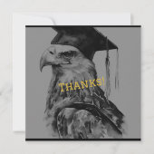 Einzigartiger Abschluss Personalisiert Danke Karte (Vorderseite)