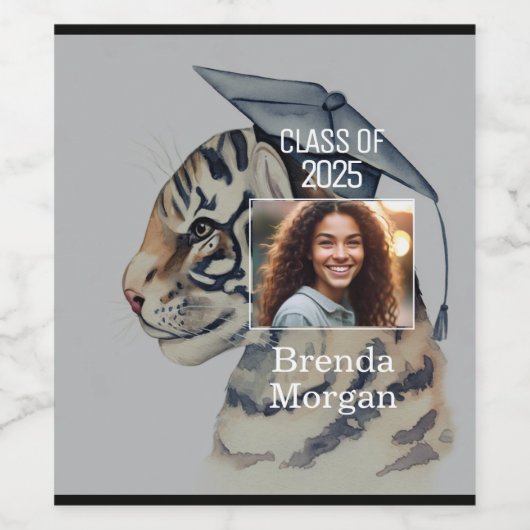 Einzigartiger Abschluss Weinetikett (Einzelnes Label)