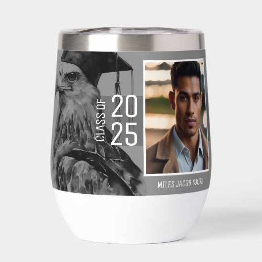 Einzigartiger Abschluss Zwei-Foto-Trinkbehälter (Rückseite)