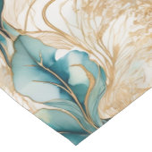 Einzigartiger Abstrakter Alkoholtink an goldenen G Kurzer Tischläufer (Ecke)