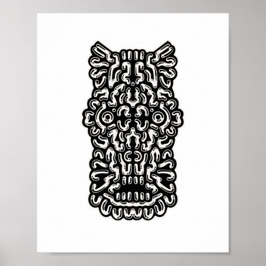 Einzigartiger Abstrakter Druck Poster (Vorne)