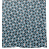 Einzigartiger Abstrakter Duschvorhang (Vorderseite)