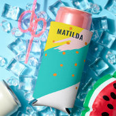 Einzigartiger, Abstrakter, farbenfroher Regenbogen Selters Dosenkühler