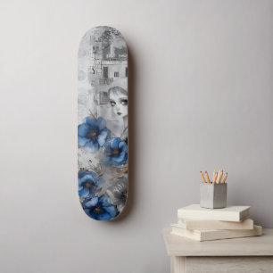 Einzigartiger Abstrakter Grunge Skate Deck Skateboard