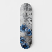 Einzigartiger Abstrakter Grunge Skate Deck Skateboard (Vorderseite)