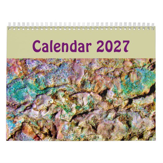 Einzigartiger abstrakter Kunstkalender 2023 Hinter Kalender (Titelbild)