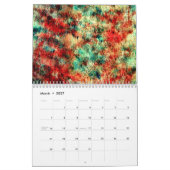 Einzigartiger abstrakter Kunstkalender 2023 Hinter Kalender (Mär 2027)