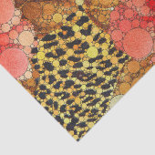 Einzigartiger abstrakter Tierdruck Seidenpapier (Ausschnitt)