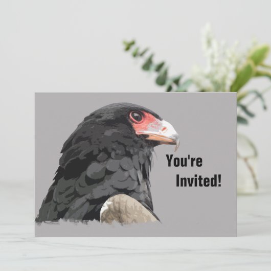 Einzigartiger Adler Einladung (Stehend Vorderseite)