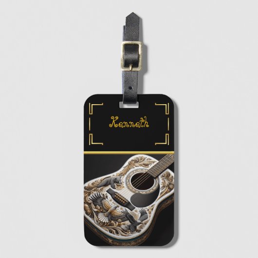 Einzigartiger Adler Gepäckanhänger (Vorderseite Vertikal)