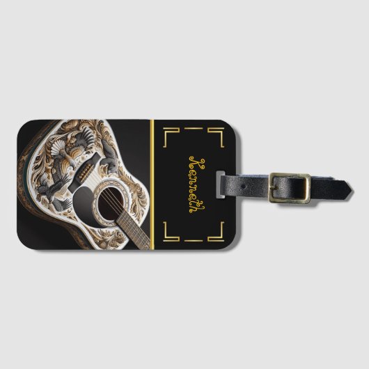 Einzigartiger Adler Gepäckanhänger (Vorderseite (Horizontal))