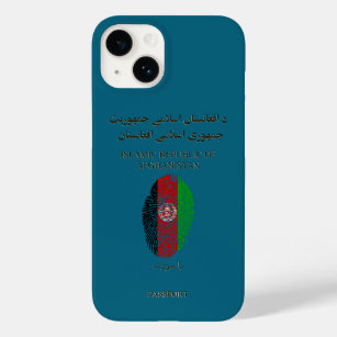 Einzigartiger Afghanistan Reisepass Print Souvenir Case-Mate iPhone 14 Hülle