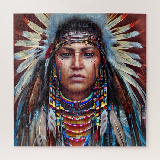 Einzigartiger amerikanischer Krieger Puzzle (Vertikal)