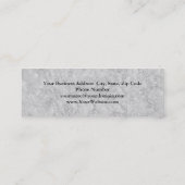 Einzigartiger Anwalt für Jura Grau Wall Design Mini Visitenkarte (Rückseite)