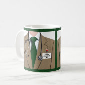 Einzigartiger Arzt Kaffeetasse (Vorderseite Links)