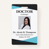Einzigartiger Arzt oder Chirurg oder Arzt Ausweis (Vorderseite)