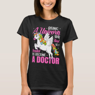 Einzigartiger Arzt zu sein Medizinstudenten in der T-Shirt
