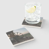 Einzigartiger Ausblick von Innen aus dem Windrad Steinuntersetzer (Seitenansicht)