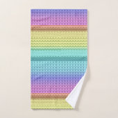 Einzigartiger Aztec Nordic Boho Bohemisch Tribal-R Badhandtuch Set (Handtuch)