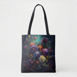Einzigartiger Bag für die gotische Blume Tasche