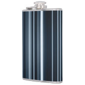 Einzigartiger Barcode Stripes Flasche Flachmann (Links)