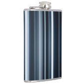 Einzigartiger Barcode Stripes Flasche Flachmann (Rechts)