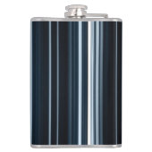 Einzigartiger Barcode Stripes Flasche Flachmann (Rückseite)