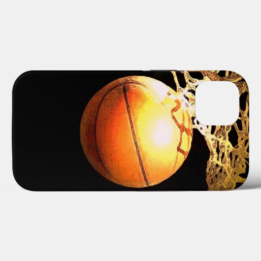 Einzigartiger Basketball Case-Mate iPhone Hülle (Rückseite (Horizontal))